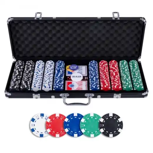 Superpris | Pokerset Black Basic 500