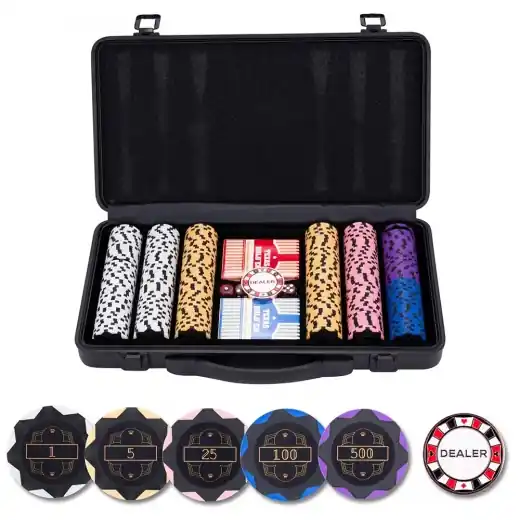 Pokerset Black Aluminium 300 - Tidsbegränsat erbjudande
