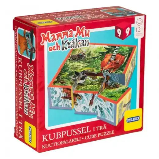 Prisnedsättning | Mamma Mu - Kubpussel 9 bitar