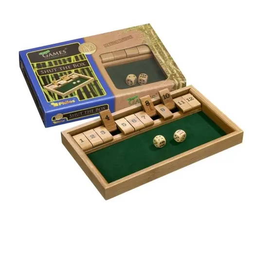 Kanonerbjudande - Shut The Box, 12er, bamboo