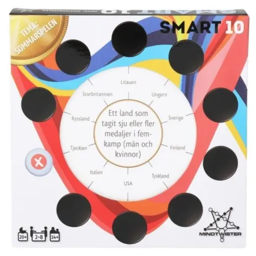 Smart 10 Frågekort Sommarspelen (Exp.) - Extra bra pris