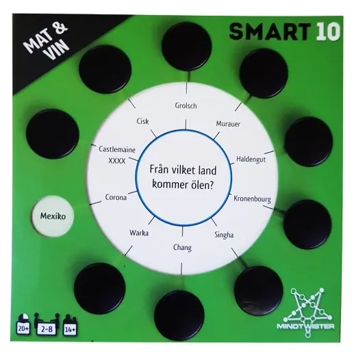 Smart 10 Frågekort Mat & Vin (Exp.) | Väl omtyckt