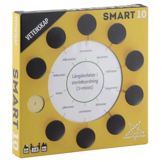 Smart 10 Frågekort Vetenskap (Exp.) | Missa inte