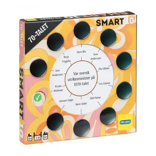 Beställ online - Smart 10 Frågekort 70-Talet (Exp.)