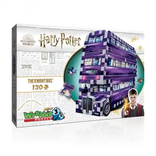 Finns tillgänglig - Wrebbit 3D - Harry Potter The Knight Bus 130 Bitar