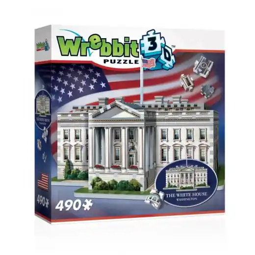 Kundfavorit | Wrebbit 3D - Vita Huset 490 Bitar