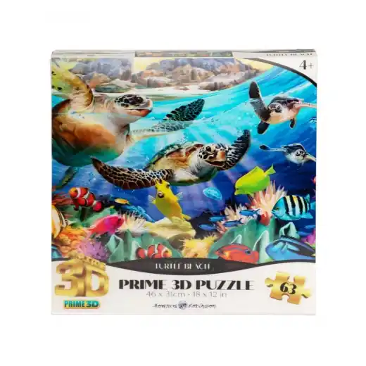 Pussel - Turtle Beach 63 Bitar | Kampanjpris