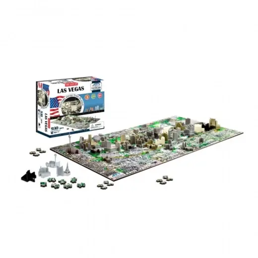 4D Pussel - The City Of Las Vegas 1200+ Bitar | Precis tillagt