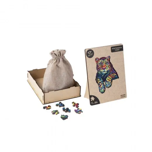Puzzel A4 Tiger - 98 bitar - Mycket efterfrågad