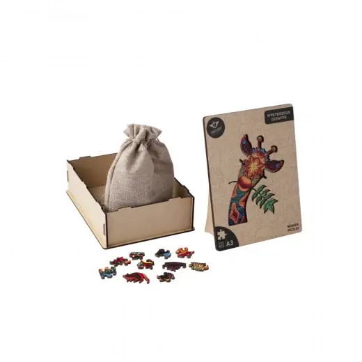 Puzzle A3 Giraff - 123 bitar - Mycket uppskattad