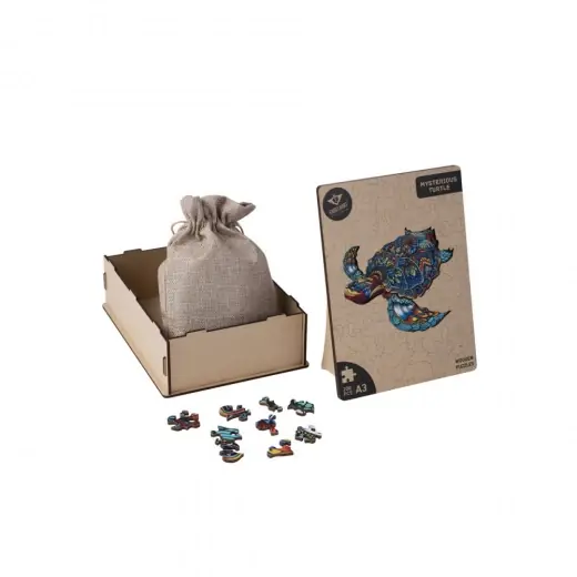 Slutrea - Puzzle A3 Sköldpadda - 208 bitar