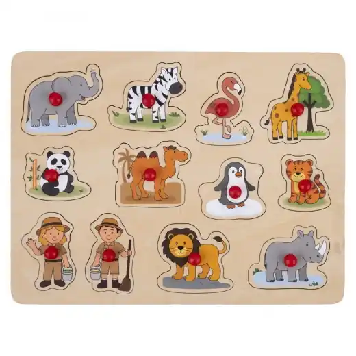 Specialerbjudande | Engelhart Education Knoppussel Zoo 12 Bitar