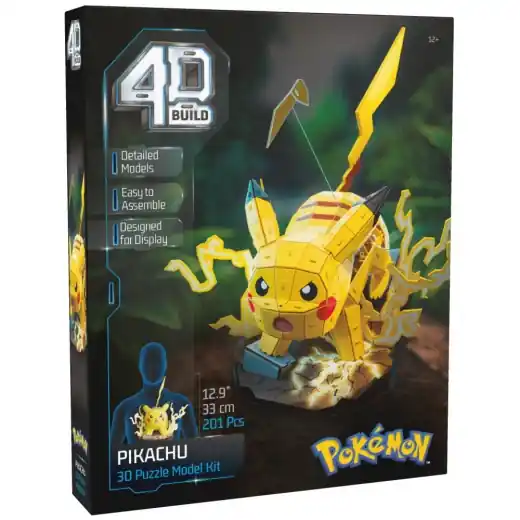 Toppsäljare - 4D Pussel Pokemon Pikachu 30 cm