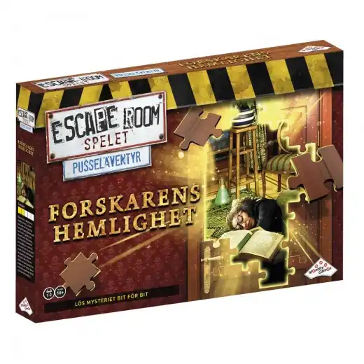 Ny produkt | ESCAPE ROOM Pusseläventyr - Forskarens Hemlighet