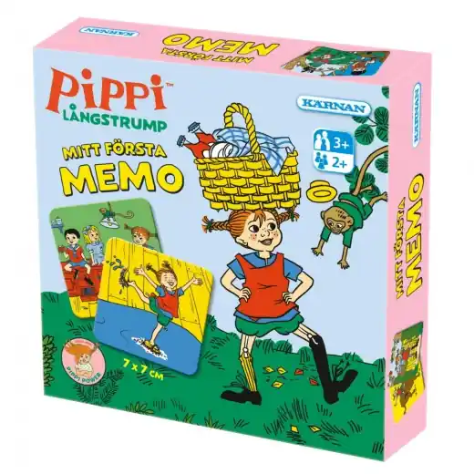 I lager - Mitt första Memo - Pippi Långstrump
