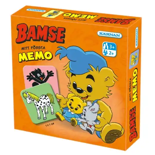 Finns tillgänglig - Mitt första Memo - Bamse
