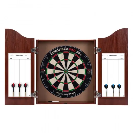 Nyhet i sortimentet - Longfield Darts Pro Set - Rödbrun