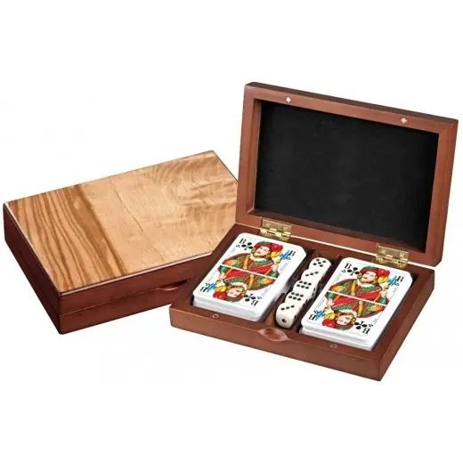 Card Set Olive with dice - Direkt från tillverkaren