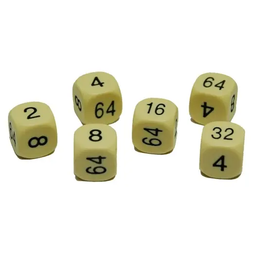 Backgammon Doubling Die 16 mm 1-pack - Tidsbegränsat erbjudande