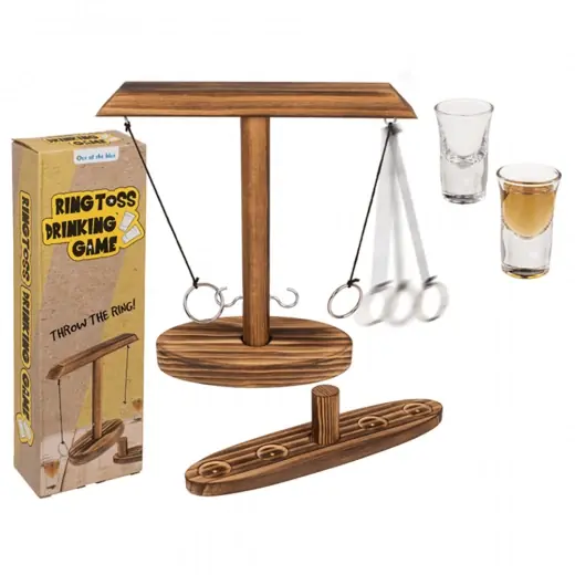 Kanonerbjudande | Wooden Ring Toss Drinking Game