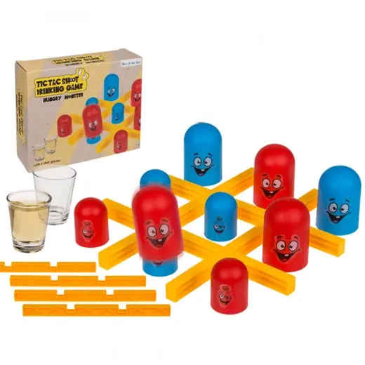 Tic Tac Toe Hungry Monster Drinking Game - Kundernas favorit