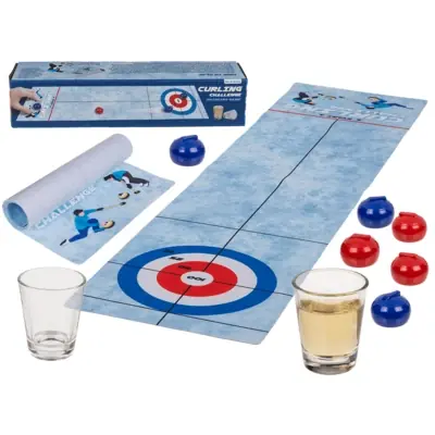 Tabletop Curling Drinking Game - Prisnedsättning