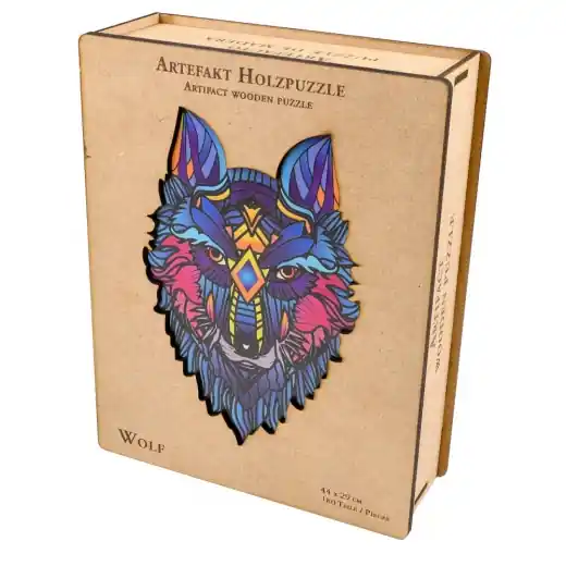 Erbjudande | Artefakt träpussel - Wolf 180 Bitar