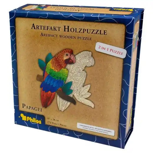 Deal | Artefakt Träpussel - Parrot 172 Bitar