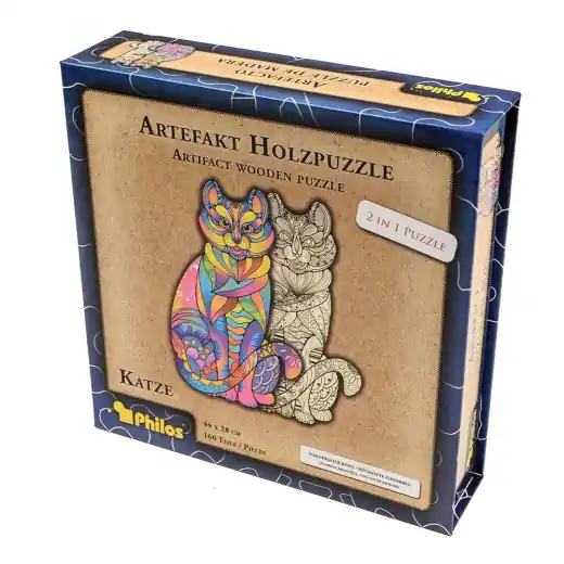 Artefakt Träpussel - Cat 160 Bitar | Specialerbjudande
