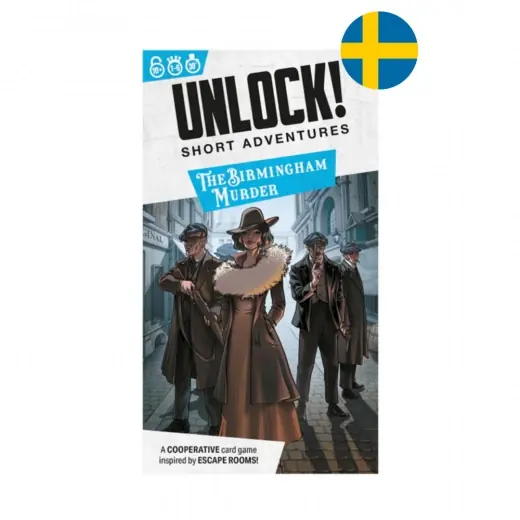 Köp direkt | Unlock! Short Adventures - The Birmingham Murder (Swe)