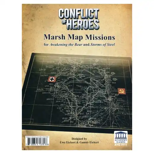 Finns i lager - Conflict of Heroes Marsh Map Missions (Exp.)