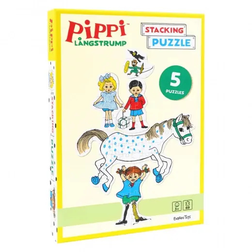 Rabatter | Pippi Staplingspussel 4, 9, 9, 13 och 34 Bitar