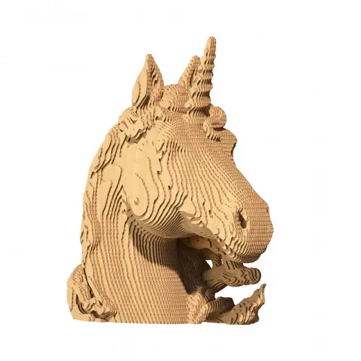 Cartonic 3D Pussel - Enhörning 65 bitar | Snabb frakt