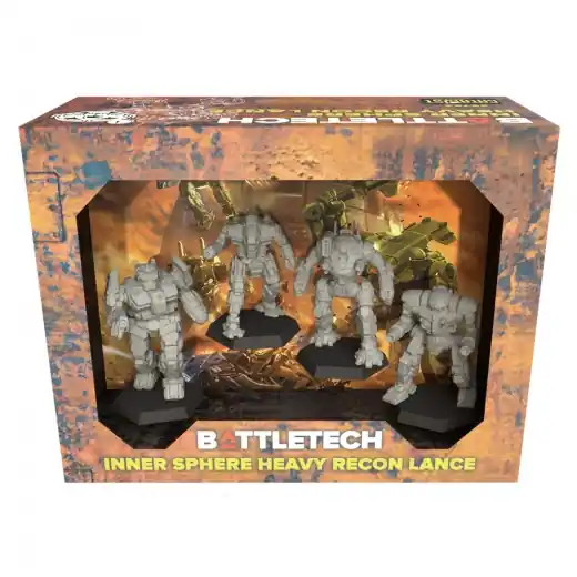 Premiumkvalitet - BattleTech Inner Sphere Heavy Recon Lance (Exp.)