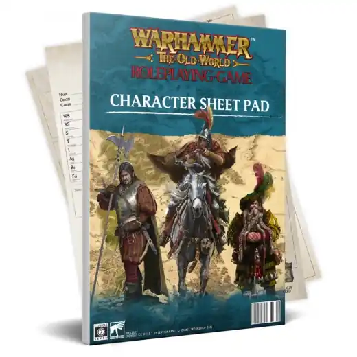 Warhammer The Old World RPG - Character Sheet Pad | Slutrea