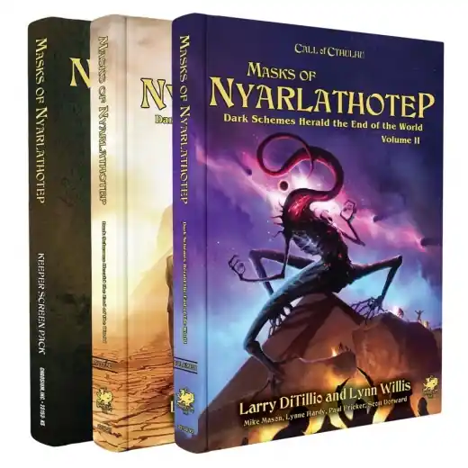 Kanonpris - Call of Cthulhu RPG Masks of Nyarlathotep - Slipcase Set