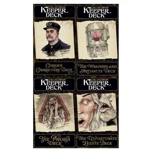 Finns att beställa - Call of Cthulhu RPG Keeper Decks