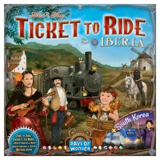 Kundfavorit - Ticket to Ride Iberia & South Korea (Exp.) (Swe)