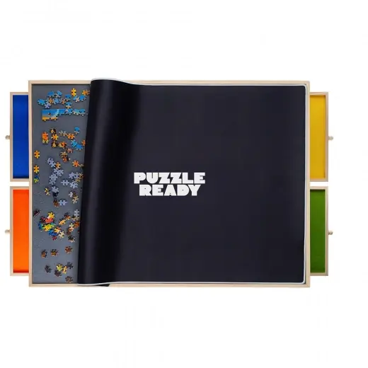 Puzzle Ready Portable Puzzle Board with Cover & Storage Trays - 1000 bitar - Ta chansen