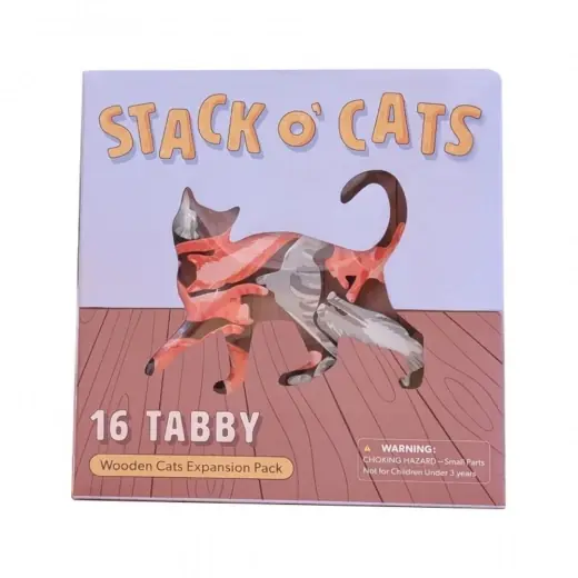 Endast denna vecka - Stack O‘ Cats - 12 Tabby