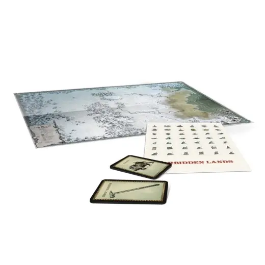 Forbidden Lands RPG The Bitter Reach - Map & Cards Pack - Tillverkarpris
