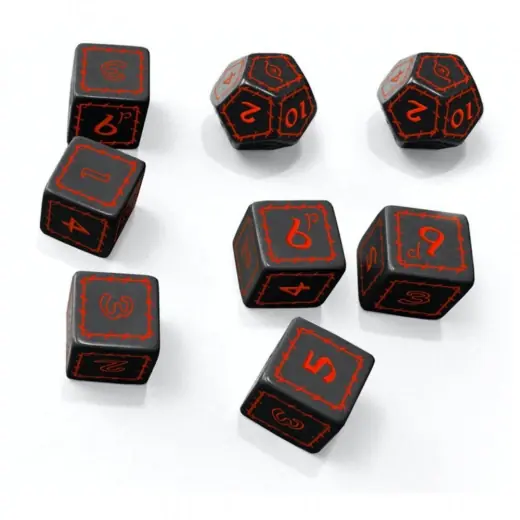 The One Ring RPG Dice Set - Black - Rekommenderas