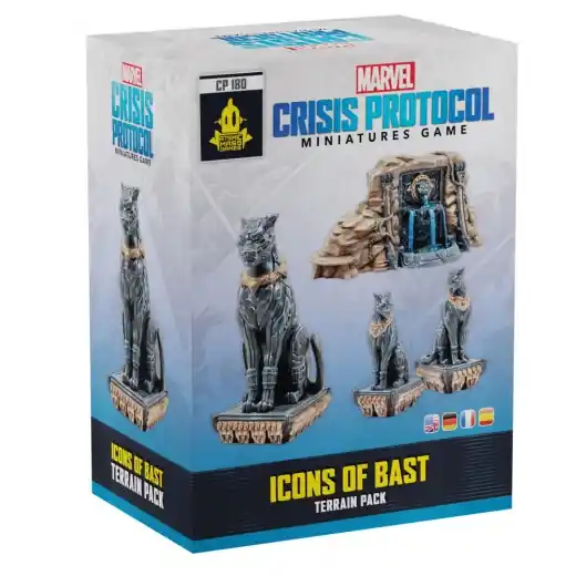 Utförsäljning - Marvel Crisis Protocol - Icons of Bast Terrain Pack (Exp.)