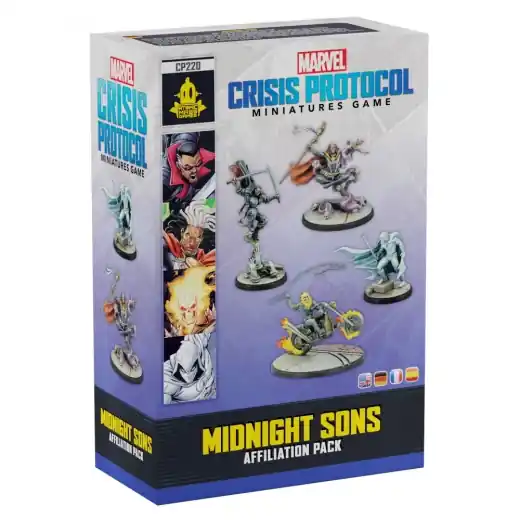 Nyligen lanserat | Marvel Crisis Protocol - Midnight Sons Affiliation Pack (Exp.)
