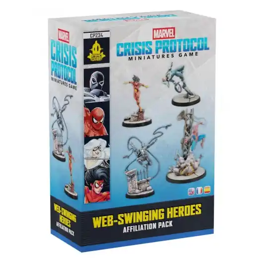 Marvel Crisis Protocol - Web-Swinging Heroes Affiliation Pack (Exp.) - Klar att skickas