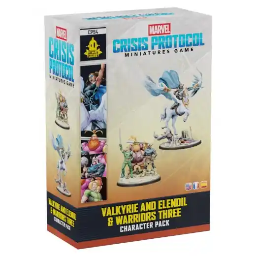 Finns att beställa | Marvel Crisis Protocol - Valkyrie on Elendil and Warriors Three (Exp.)