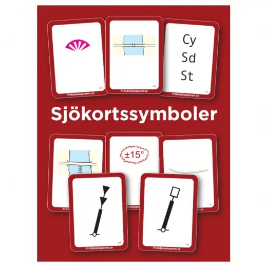 Spelkort Sjökortssymboler | Fyndpris