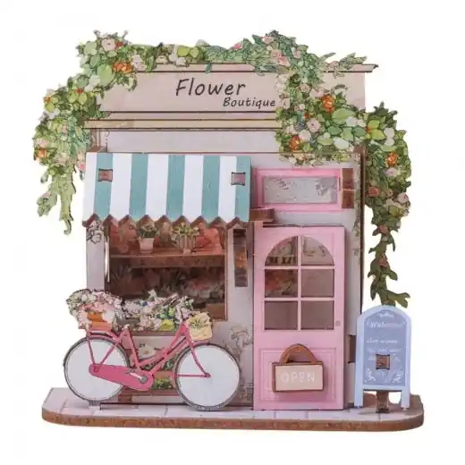 Gör Det Själv Kylskåpsmagnet - Flower Shop - Specialerbjudande