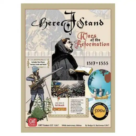 Here I Stand Wars of the Reformation 1517-1555 - 500th Anniversary Edition | Erbjudandet går snart ut