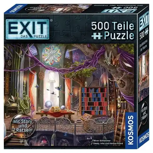 Nedsatt pris | Exit Puzzle - Library of Dreams 500 Bitar